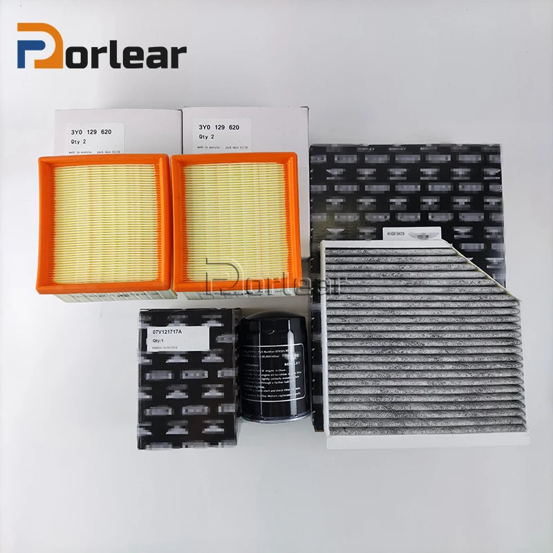 Air Filter Oil Cabin Filter Set For Bentley Continental Gt Gtc Flying Spur Mulsanne 6.8T 2004-2011