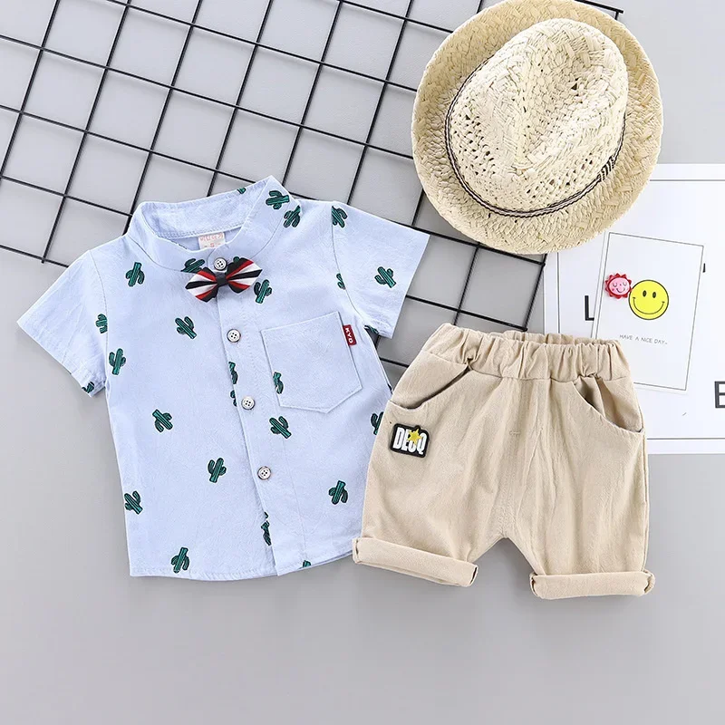 

New Summer Fashion Baby Boys Clothes Suit Children Girls Sports Shirt Shorts 2Pcs/Sets Toddler Casual Costume Kids Tracksuits