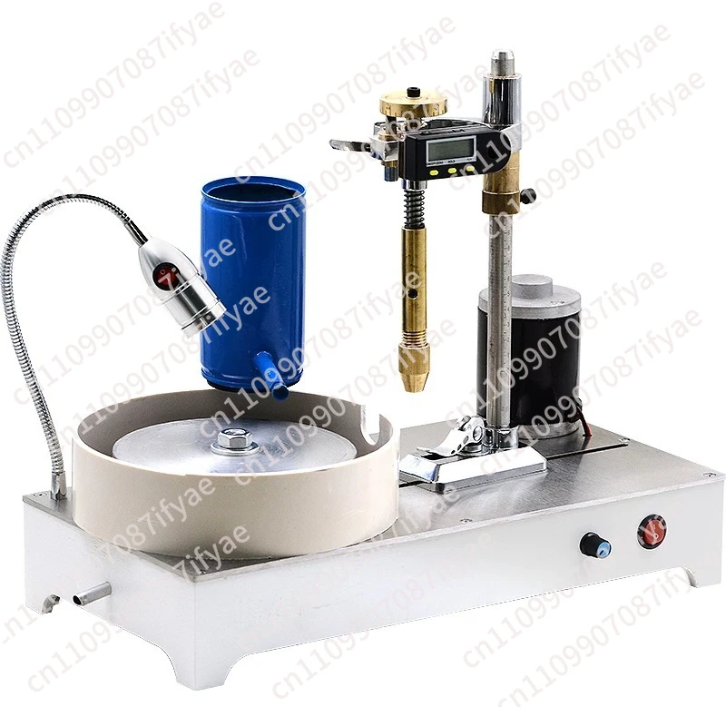 Gemstone Grinding Faceting Machine Faceted Gem Polishing Machine Jewelry Polisher Flat Grinder Lapidary Machine 2800RPM 120W