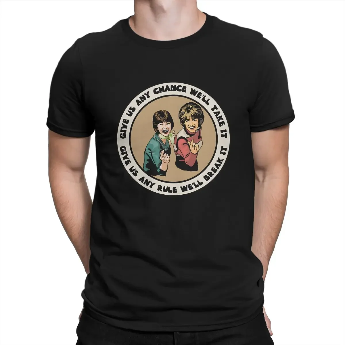 Men's Fun T Shirts Cindy Williams Laverne & Shirley TV 100% Cotton Clothes Cool Short Sleeve Round Collar Tees Gift Idea T-Shirt