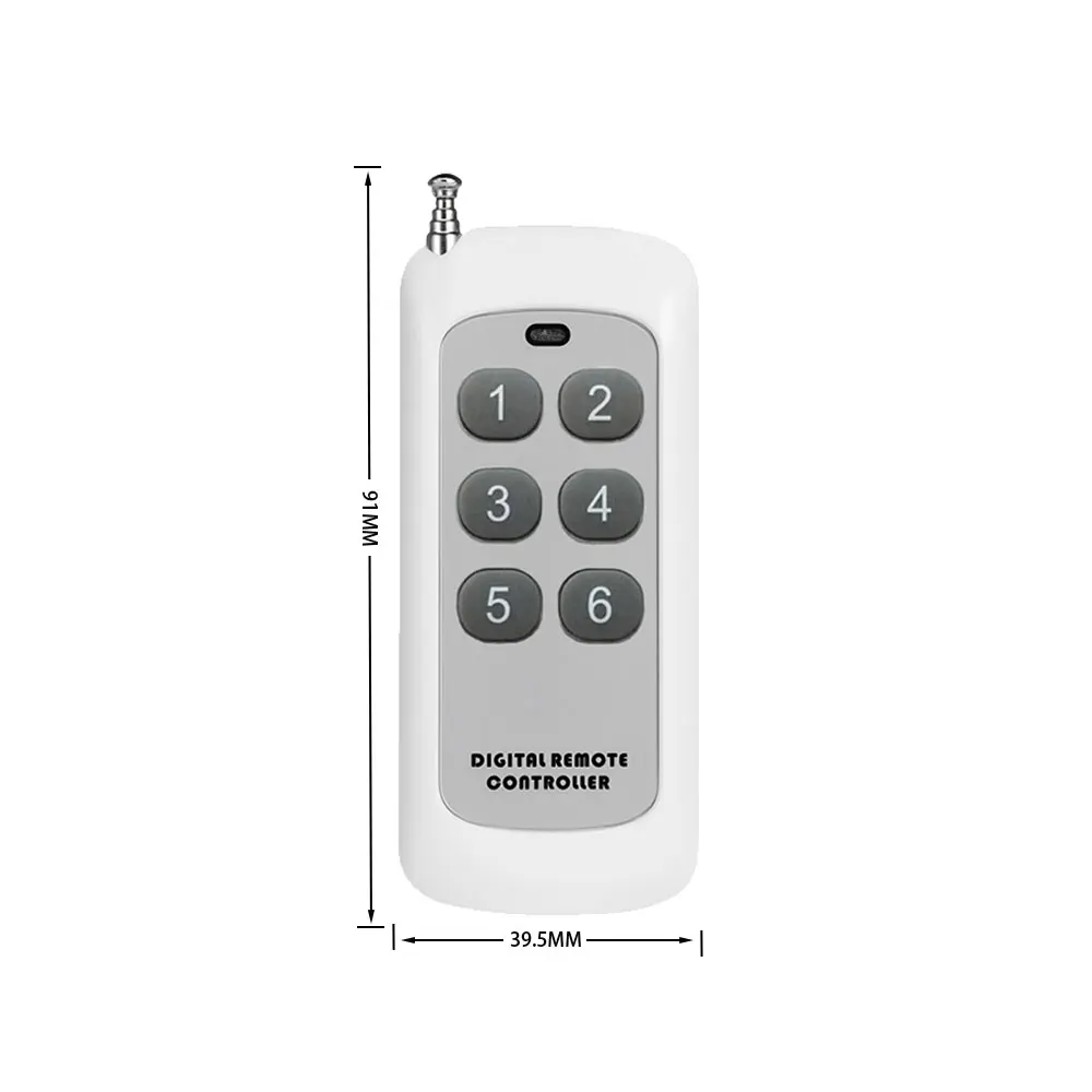 433MHz 8keys Universal RF Wireless Remote Control DC12V Long Distance Electronic Door/Gate/Car Opener