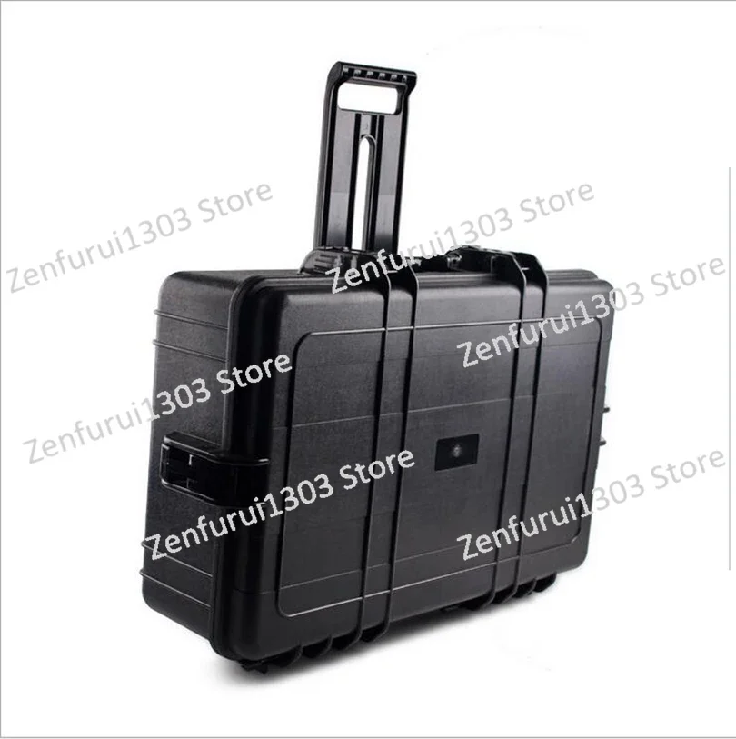 Big size 820*560*365 mm SQ 216A plastic shockproof safety box with wheels tool chest  stanley box  tool box organizer  garage