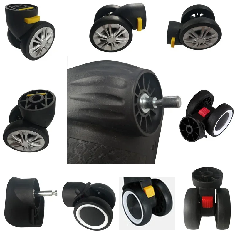 Plug-In Detachable Wheel Dismountable Removable Universal Wheels Suitcase Accessories Luggage Replacement Pulley Repair Parts