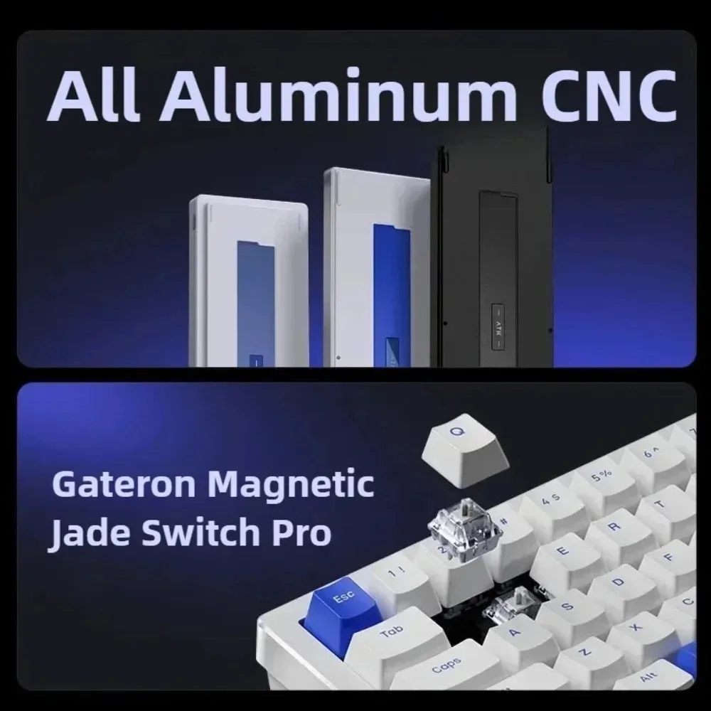 

ATK68 V3 HE Механическая клавиатура Проводная 8K Магнитный переключатель из алюминиевого сплава с возможностью горячей замены Индивидуальные игровые аксессуары Геймерская клавиатура
