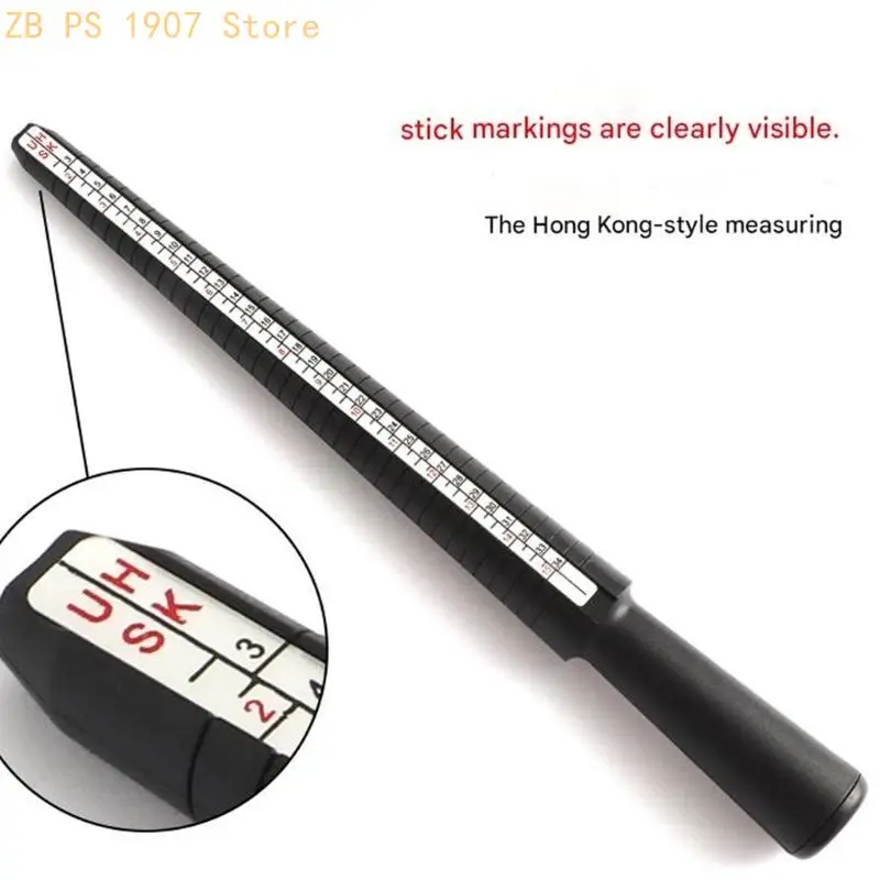 Sturdy Plastic Ring Size Measuring Tool For Accurate Finger Circumference Measurement Ensuring Perfect Ring Fit For Wedding
