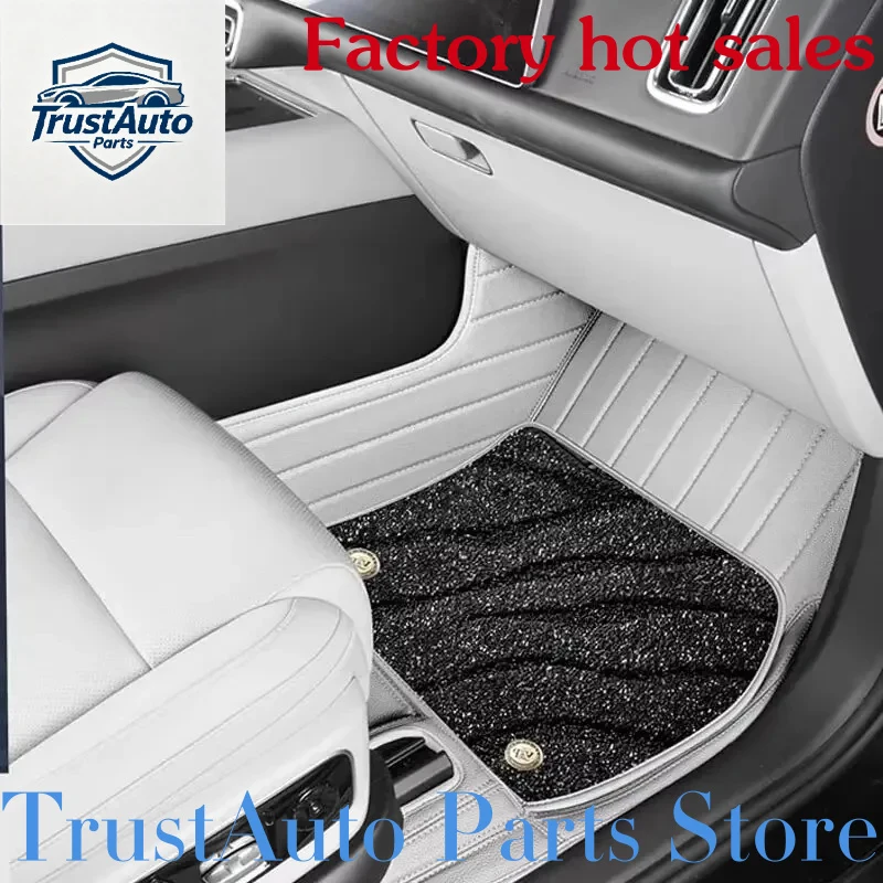 TrustAuto Parts Store Is Having A Hot SaleLeather Car Floor Mats Full Set Grand Cherokee WK Foot Carpet Auto Accsori