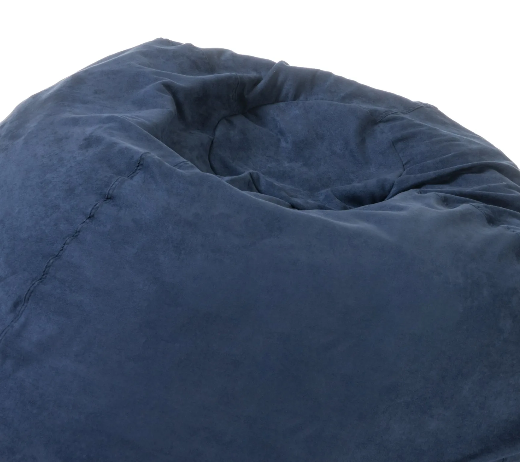 5-Foot Comfortable High-Density Shredded Foam Bean Bag Chair for Kids and Adults, with Removable Microsuede Cover