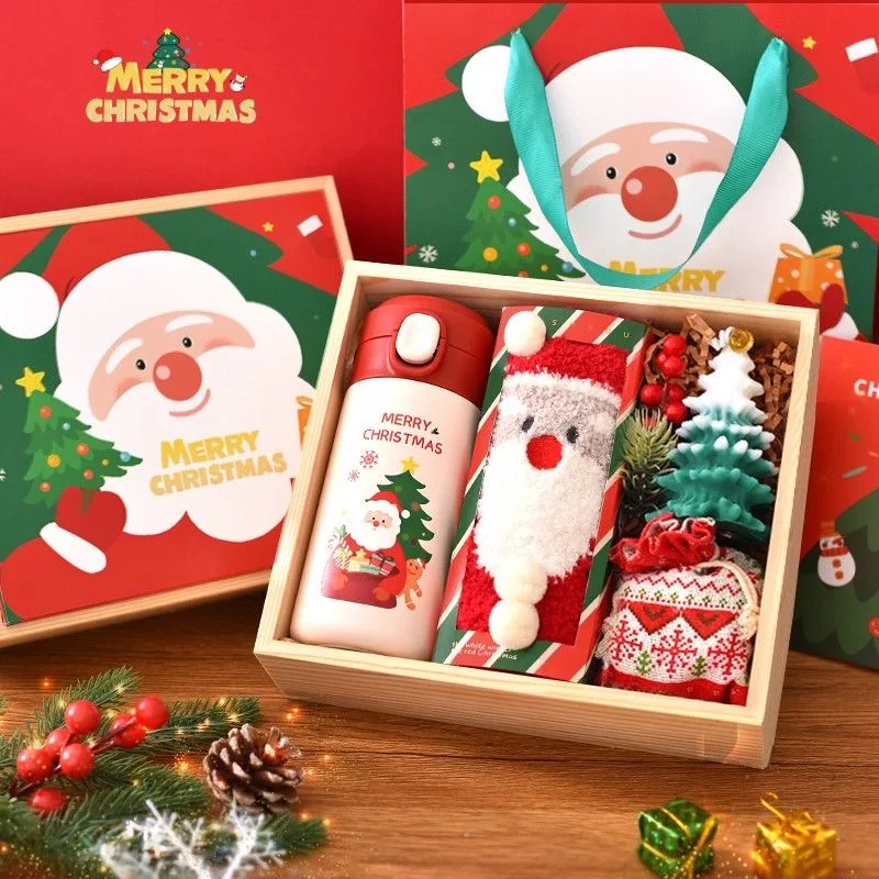 

2025 New Style Promotional Christmas Double Tumbler Mug Gift Box Set 12oz Insulated Vacuum Stainless Steel Cup Set