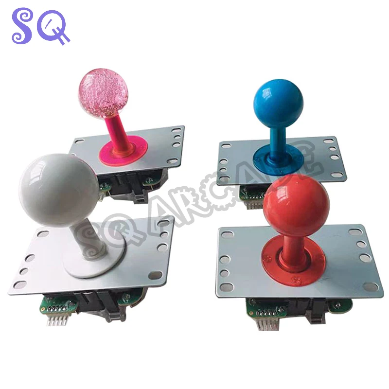 Arcade Joystick 4/8 Way DIY Game 2 players 5PIN Multi Color Ball Pandora Saga Box 9 Copy Sanwa Joystick For Arcade PC Mame