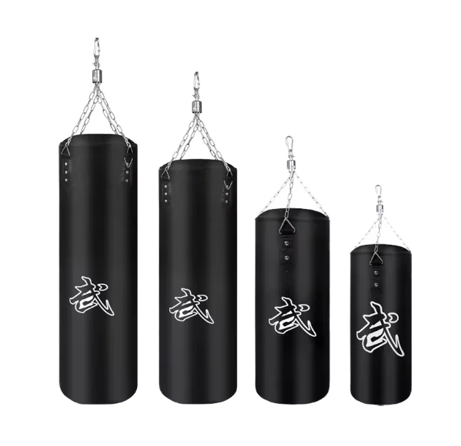 Boxing Heavy Duty Punching Bag Training Fitness Hanging Kick Sandbag with Sands Filled for Adults Gym Exercisepromote sales