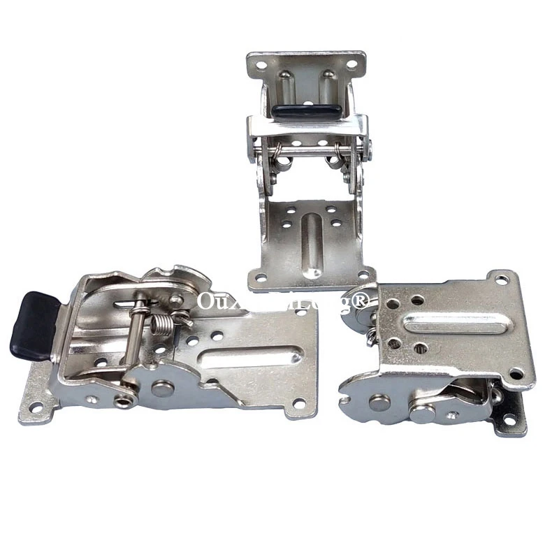 뜨거운 2PCS 180 °   90까지 °   0까지 °   자동 잠금 무거운 접이식 경첩 테이블 의자 가구 다리 접이식 피트 경첩 연결 피팅