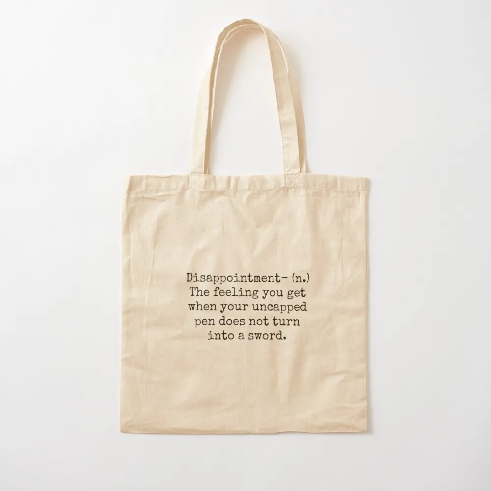 

Percy Jackson Disappointment Tote Bag Eco bag university shopper bag Lady bags personalized tote