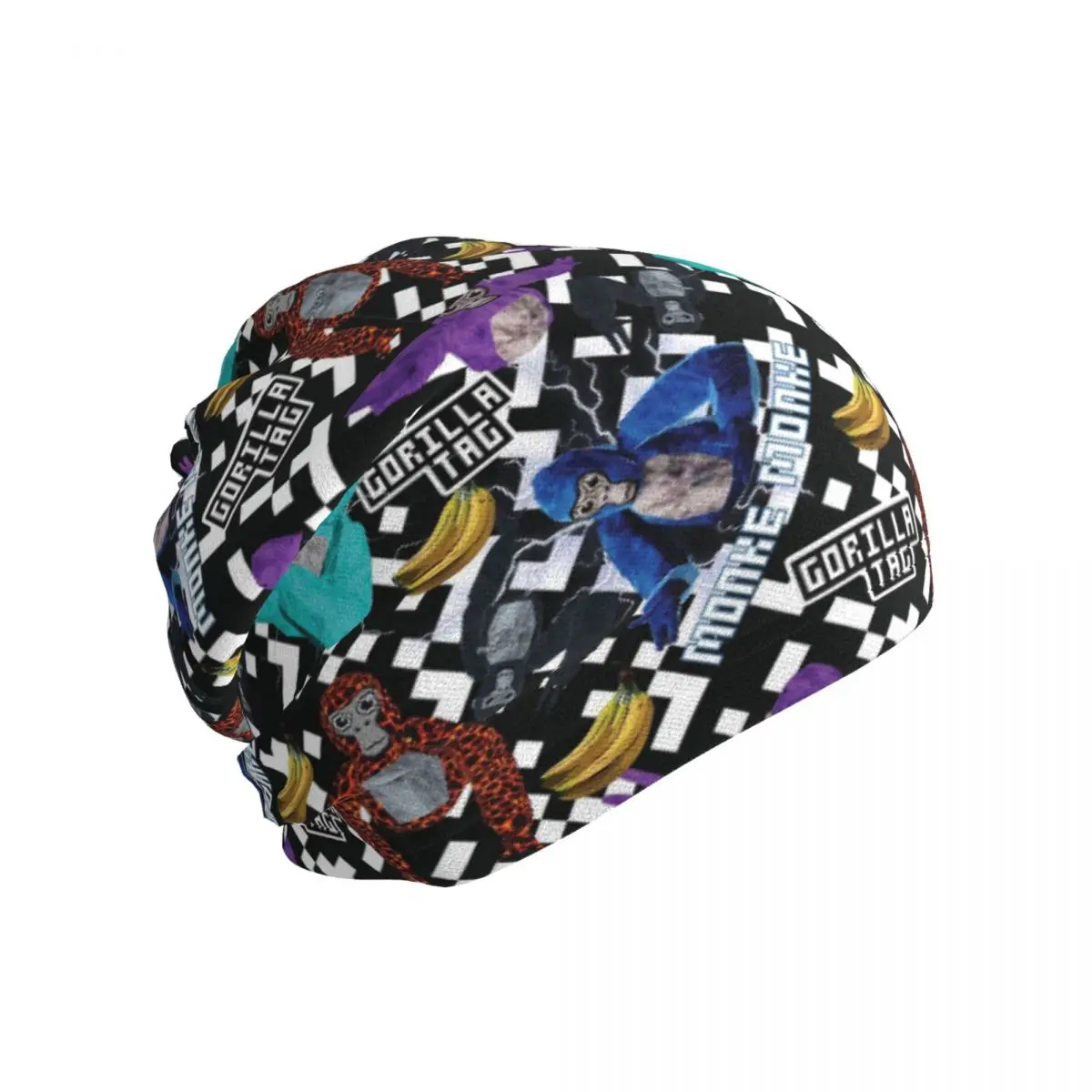 Gorilla Tag VR Gamer Merch Pixel Monke Bandana Neck Gaiter Printed Wrap Scarf Running Face Mask For Men Women Adult Winter