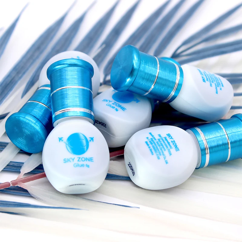 まつげエクステ用スカイゾーン接着剤,低刺激性,つけまつげ,美容院用品,化粧道具,韓国,5g, 1本