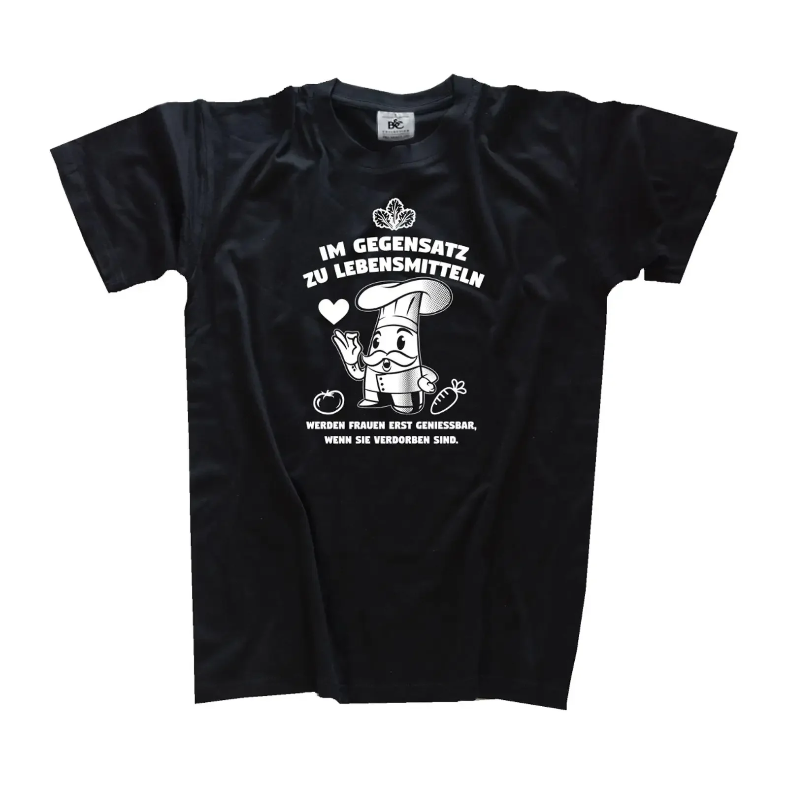 Im Gegensatz zu Lebensmitteln werden Frauen erst genießbar Koch Kochen T Shirt vintage Washed Comfortable designer clothes