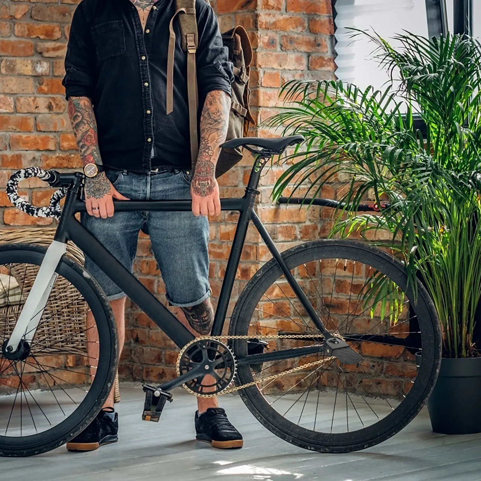 

Folding Bike Pedals Durable Plastic Material Anti wear Design Suitable Mountain Road Easy Installation Practical Use