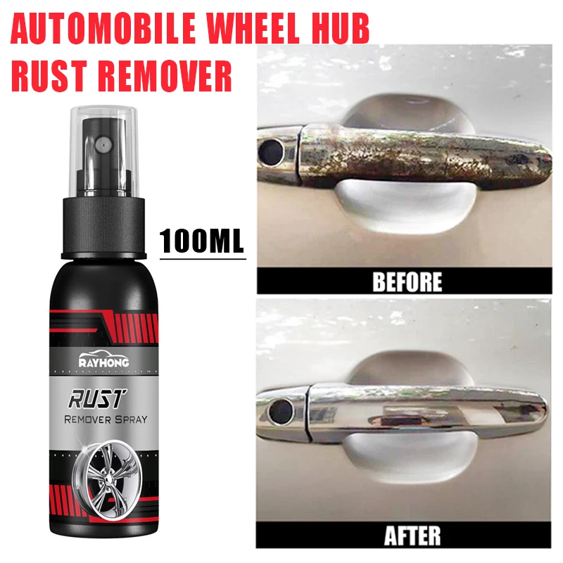 

100ML Car Multi Purpose Rust Remover Spray Metal Surface Chrome Paint Maintenance Iron Powder Universal Super Cleane