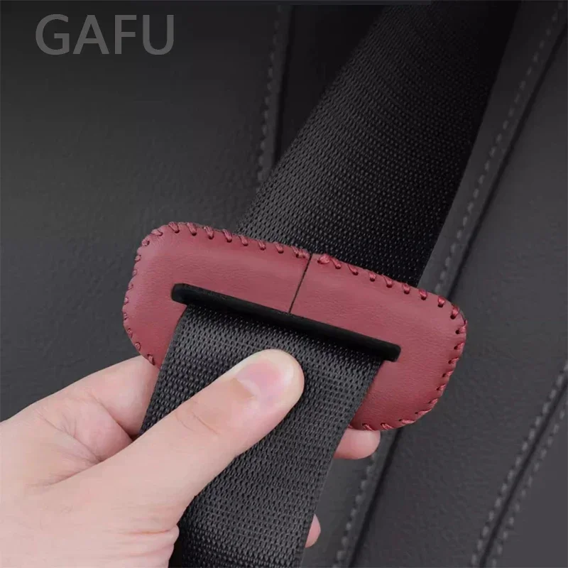 For ZEEKR 001 X 2022 2023 Seat Belt Cover Seat Buckle Head Cover Comfortable Feel Tight Fit Car Interior Modification Decoration