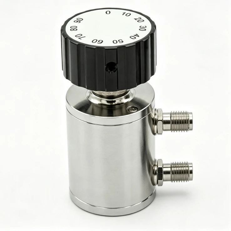 Rotary RF Variable Attenuator 6GHz 2W 0-90dB 10dB Step SMA Interface For Radio Frequency Circuit Debug Test