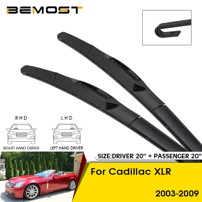 

Car Wiper Blades For Cadillac XLR 2003-2009 Windshield Windscreen Front Window Blades 20"+20" Car Accessories