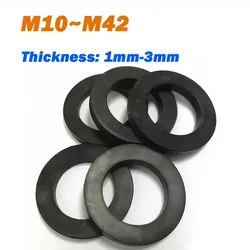 Rubber Gasket Screw M10 M11~M42 Soft Sealing Ring Waterproof Flat Gasket  Resistant Oring Sealing Gasket Shock-absorbing Washers