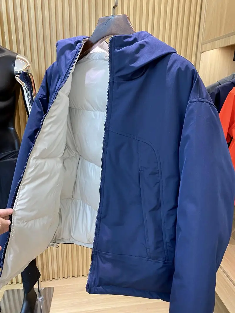 الوزن الثقيل الموصى به على الوجهين ارتداء سوبر دافئ شتاء جديد الرجال ملابس العمل في الهواء الطلق مقنعين القطن Jaet معطف القطن