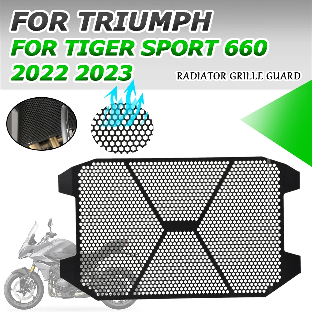 

For Triumph Tiger Sport 660 Tiger660 Sport660 2022 2023 Motorcycle Accessories Radiator Grille Guard Cover Protector Grill Mesh