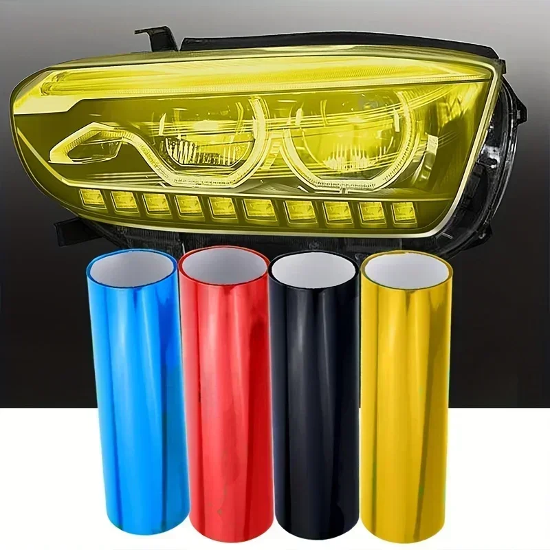 Car Headlight Tint Fog Light Taillight Smoke Tint Vinyl Film Waterproof Film for Headlights Car Body Film Sticker Accessory view 2