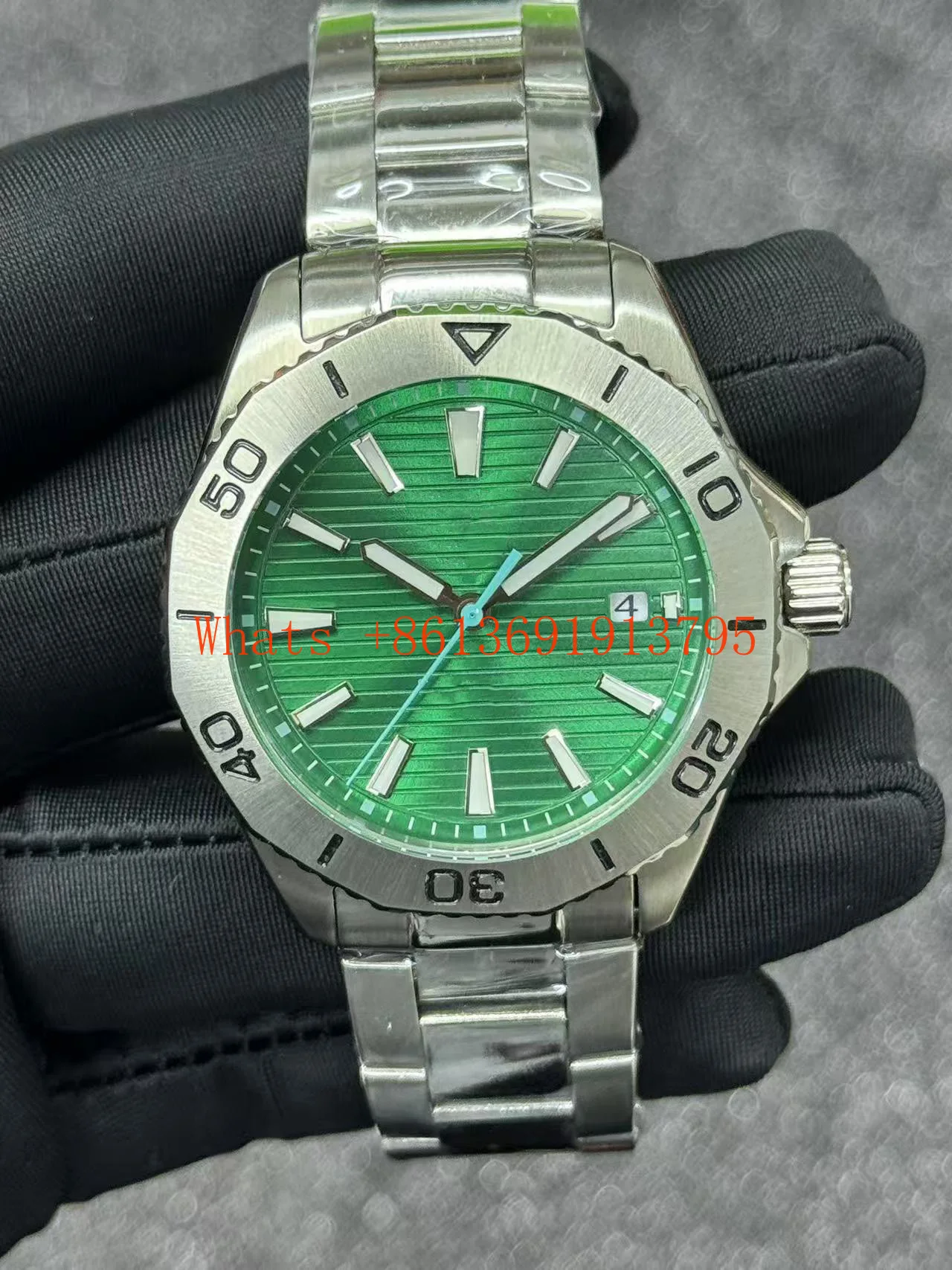 Luxe merk Super Clone 904L roestvrijstalen automatisch mechanisch sport herenhorloge Roestvrijstalen horloge met volledige kalender