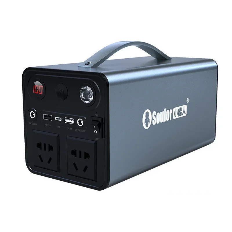 

Открытый мобильный источник питания 220 В для хранения энергии Портативный источник питания большой емкости Кемпинг Автомобильный генератор Power Bank