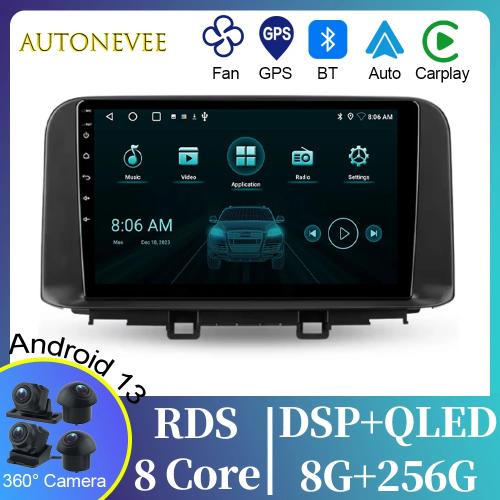 5G WIFI For Hyundai Encino 2018 - 2019 Video Player Android Auto Car Radio GPS Navigation Multimedia Stereo Carplay No 2din DVD