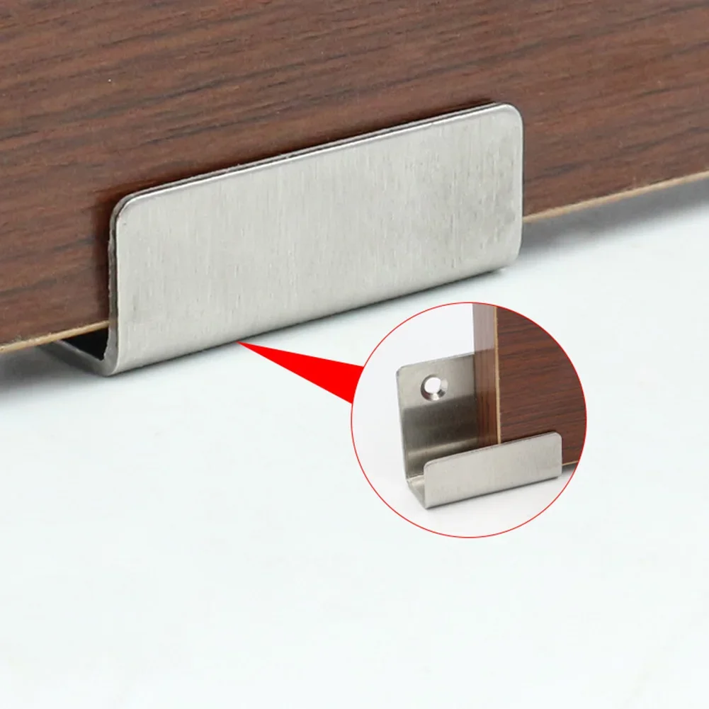Aço inoxidável U-Shape Corner Brackets, Hanging Hooks, Fastener Wall Support, Wall Storage, Fixação Hooks, Código Hardware