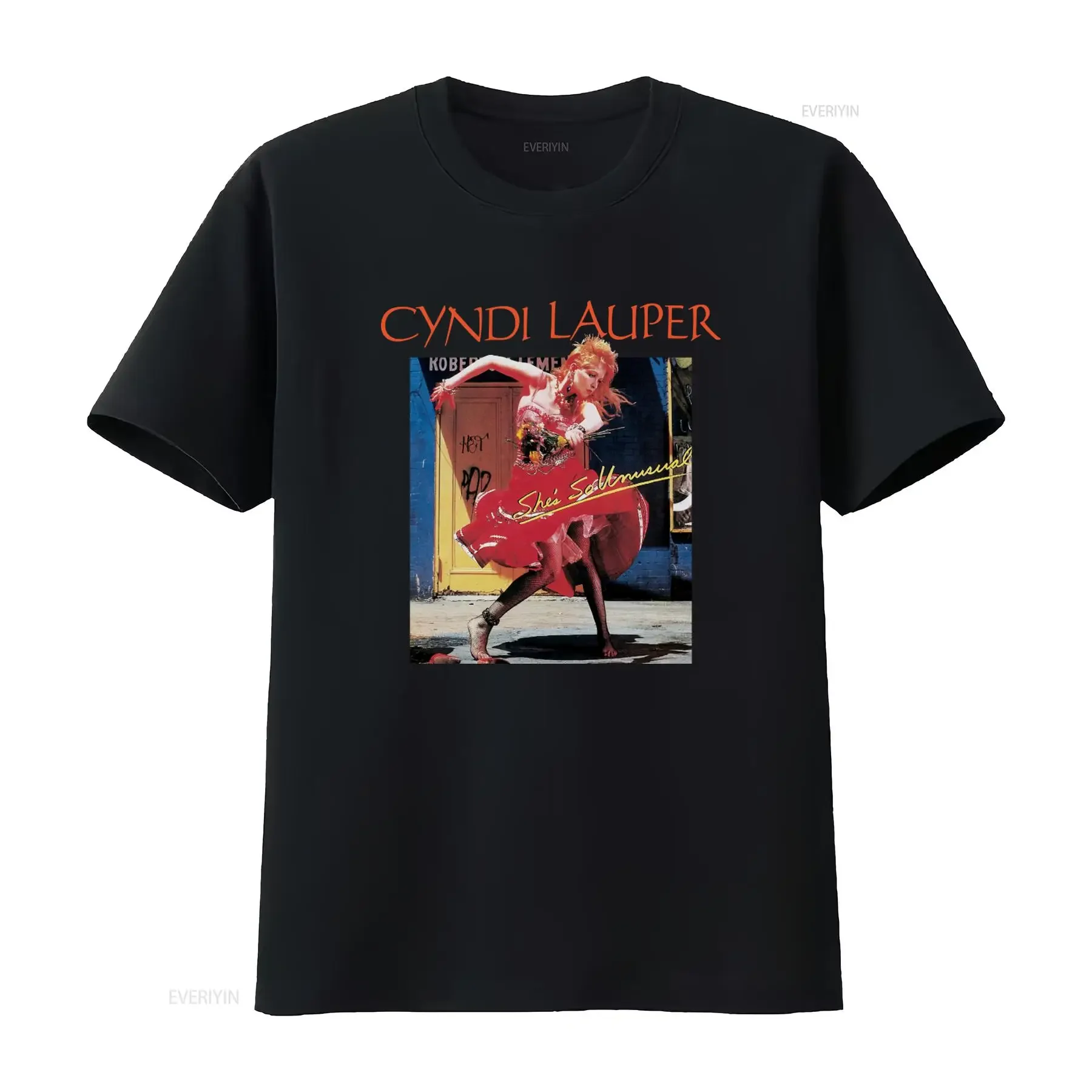 Camiseta Cyndi Lauper She's So Unusual Anniversary Tour 2013, talla S, nueva, sin usar, estilo vintage, ligeramente suave, ropa de calle