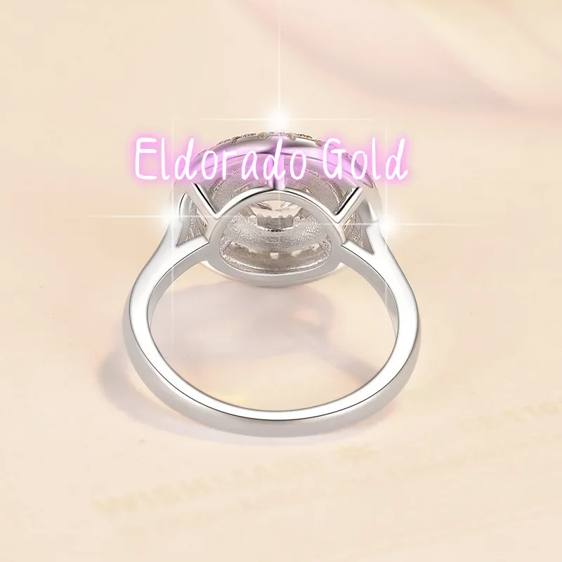 

Eldorado Gold Eldorado Gold Double-Ring Women's Ring PT950 Platinum Moissanite 1 Carat - Loyalty double ring, 1ct shine, gentle