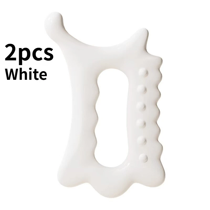 2 outils de massage multifonctionnels pour le pouce et planche Gua Sha, pour soulager les muscles, masser les yeux et détendre les méridiens