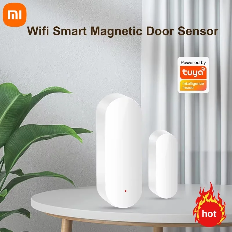 Xiaomi Smart WiFi Door Sensor Smart Home Open Close Detector SmartlifeApp Control Notification Compatible with Alexa Google Home