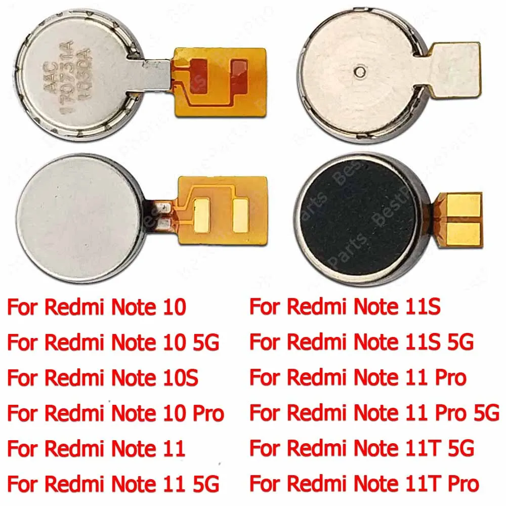 For Xiaomi Redmi Note 11 11S 5G 11T Pro 10 10S Repair Spare Parts Vibration Ringer Replacement Vibrator Motor