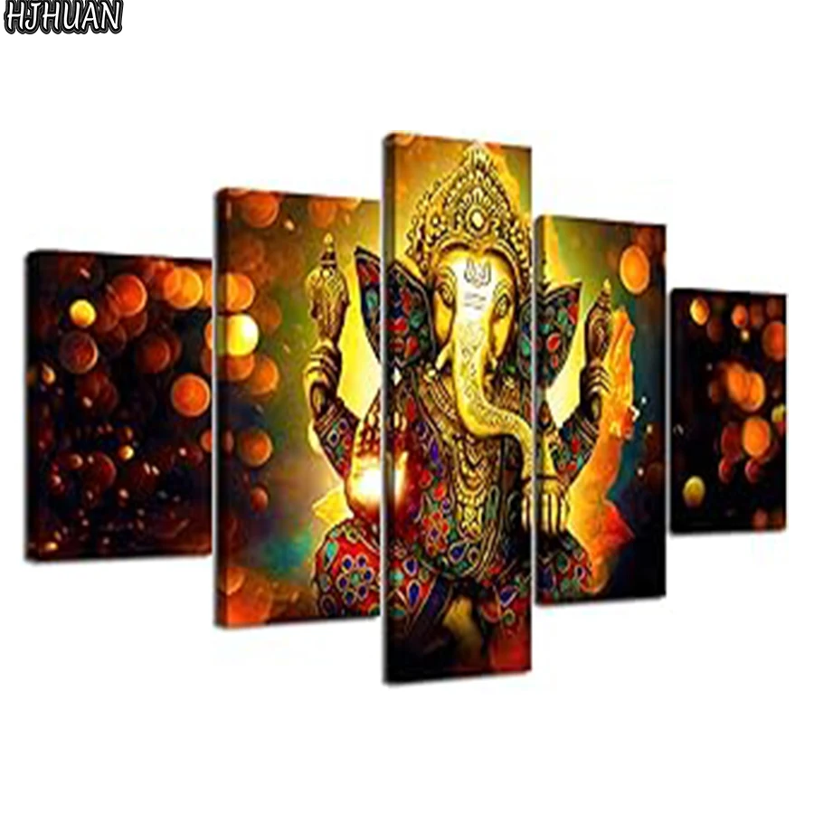 

5 шт. diy алмазная живопись портрет Шива вышивка крестиком; полная квадратная/круглая алмазная вышивка настенные художественные фотографии мозаика домашний декор