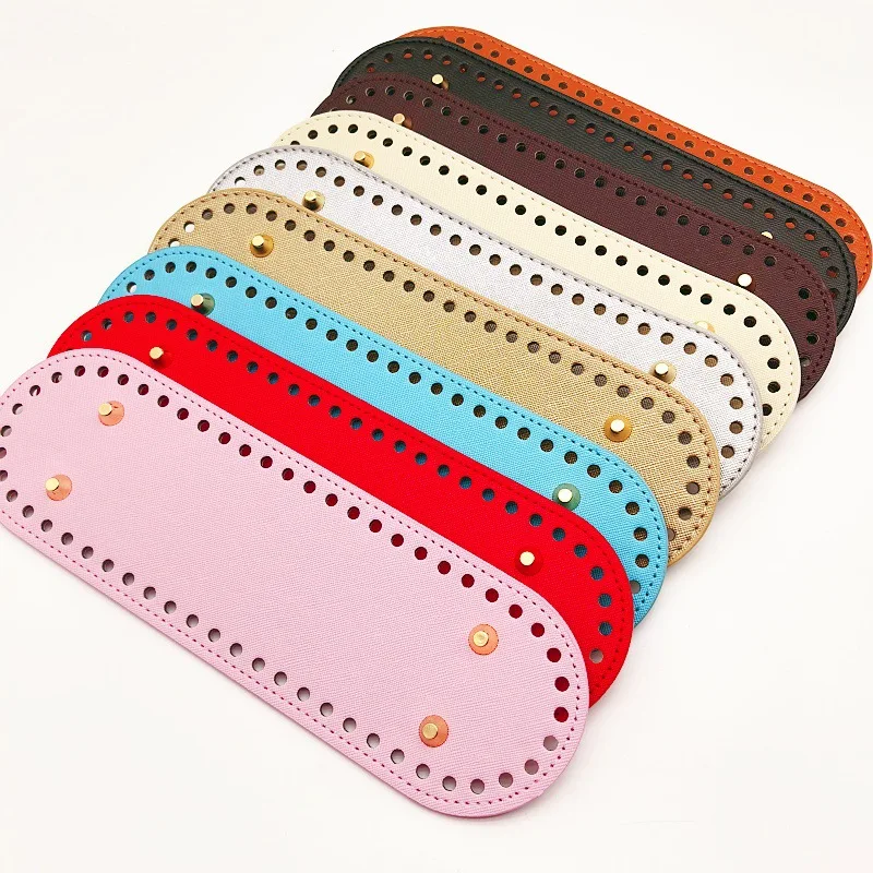 1Pc 9 Colors Available DIY Wallet Making Bag Base Accessories Hyuna Woven Bag Base 26*8cm Handmade Bag Pu Base Board