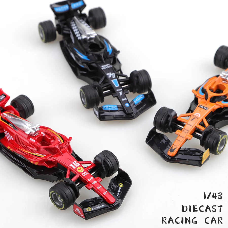 (Beutelte) 1/43 Gleichung Legierung Geschwindigkeit ​ ​ Rennwagen, Druckguss-Metallmaterial, Heimdekoration, exquisites dekoratives Modellauto