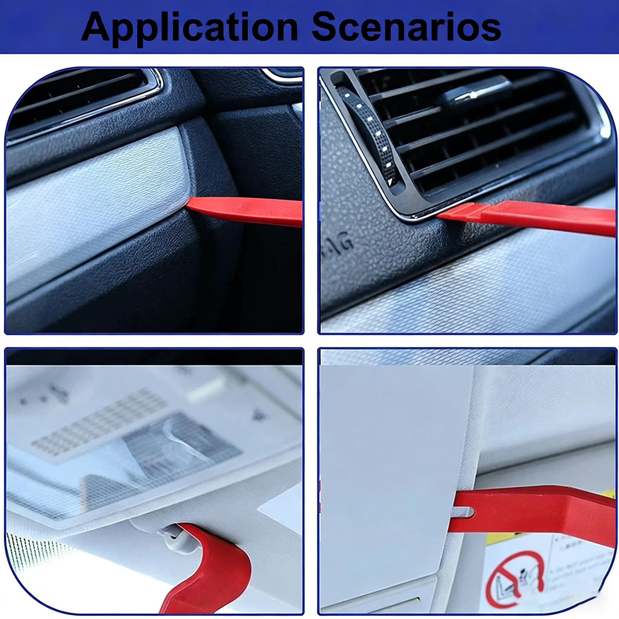 No-Scratch Pry Tool Kit Car Trim Removal Tool Kit  For Car Door Clip Panel & Audio Repair Dashboard Dismantle