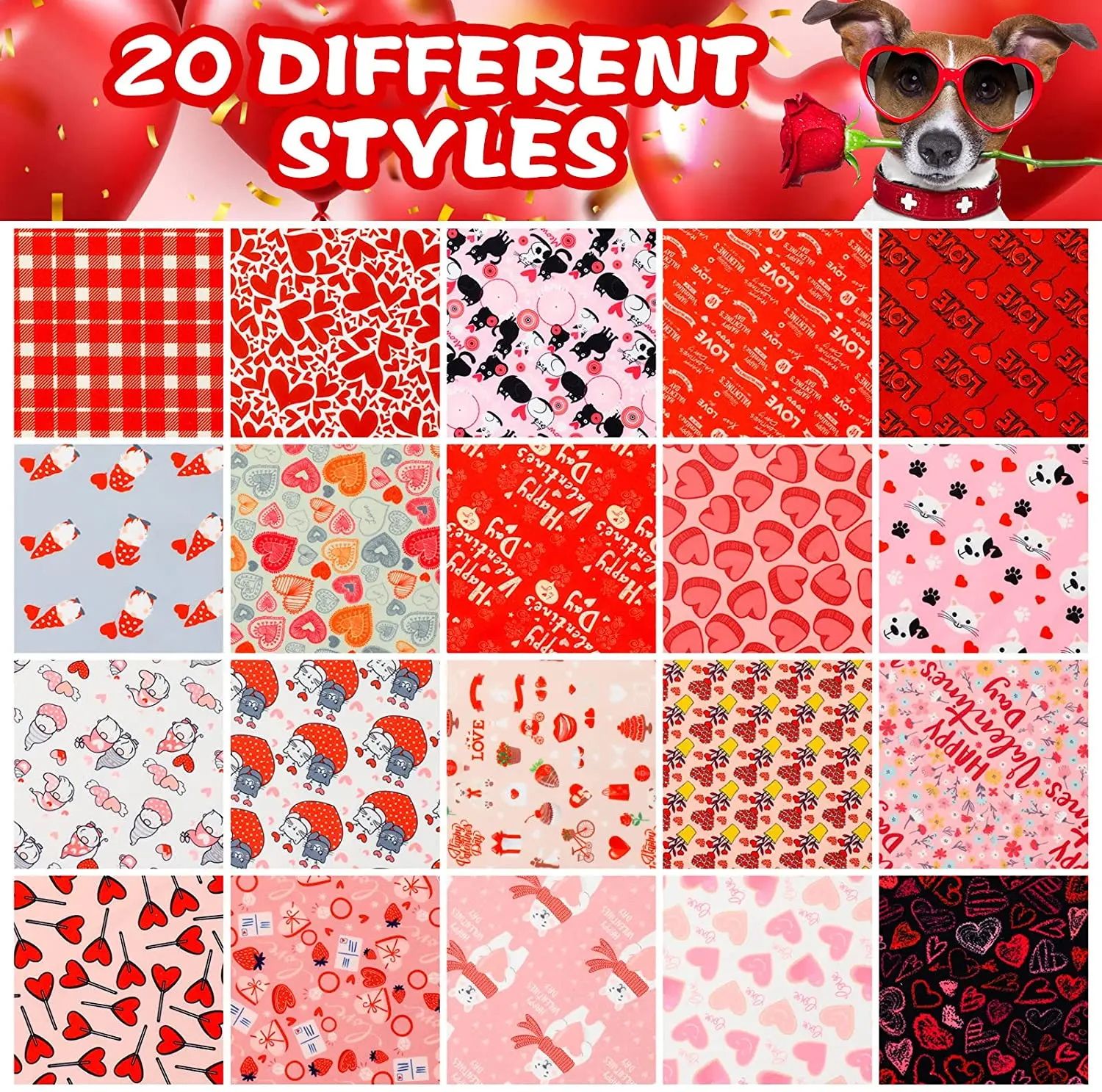 20er Packungen Weihnachts-Hunde-Bandana, dreieckige Schals für Hunde, Thanksgiving, Halloween, Hunde-Lätzchen, Bandanas für Hunde-Accessoires – Detail 18