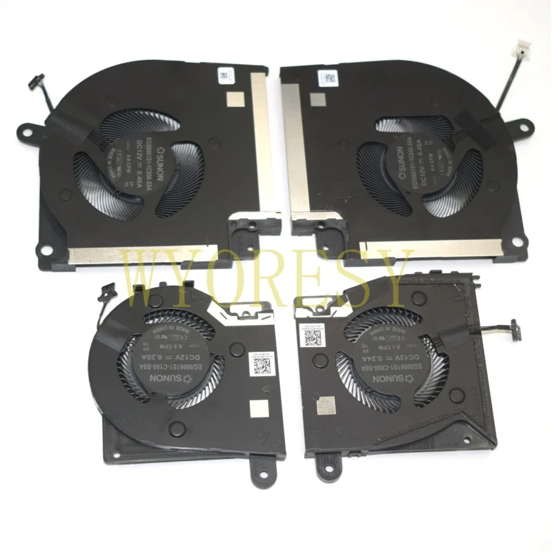 New CPU & GPU Fan DC12V For Dell Alienware X17 R1 R2 9DNWT X63JW W7KC4 J01R0