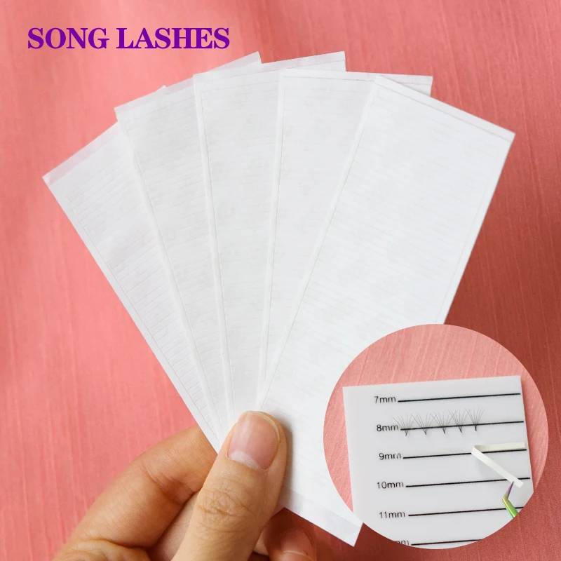 

Song Lashes 250Pieces 5 Sheets Pack Fans Storage Card for Beauty Salon Personal Improve Grating Eficiency