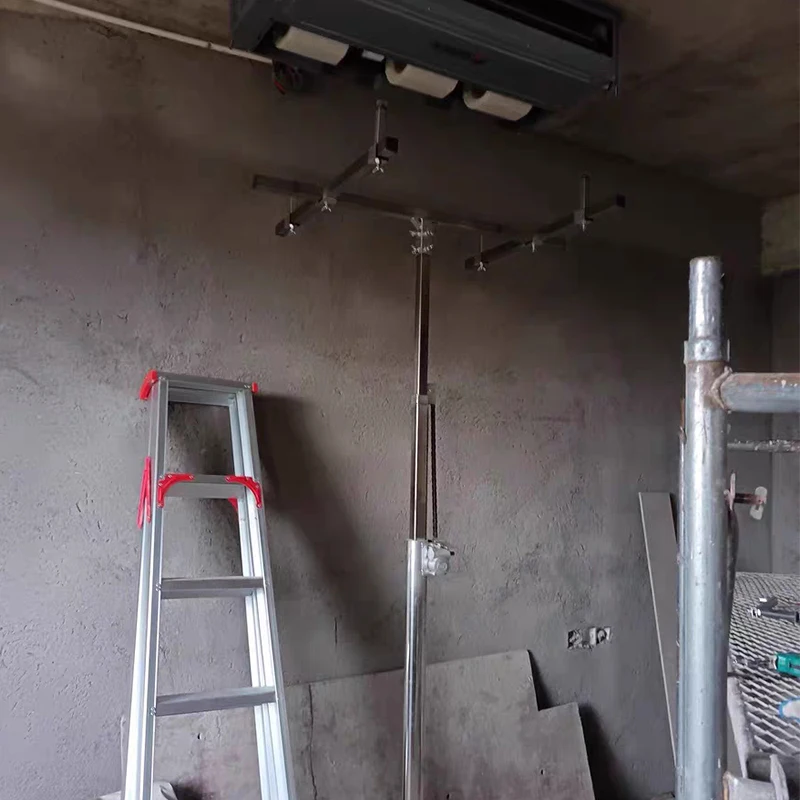 Folding Central Air Conditioning Internal Unit Air Duct Installation Lift Wall Cabinet Installation Bracket Artifact