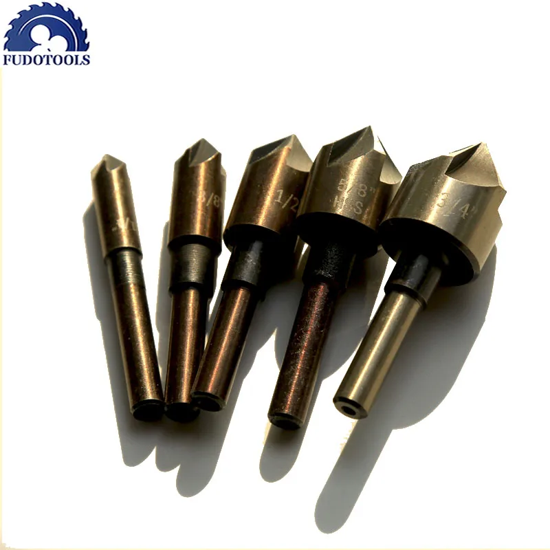 Costo de venta de Kit Set Hss4341 hecho agujero de taladro avellanado agujero de tornillo cónico hundimiento/dispositivo de biselado de agujero oblicuo para acero