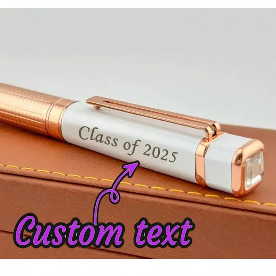 

Personalized Graduation Pen, Custom Engraved Pen, Class Of 2025 Graduation Gift, Thoughtful Graduation Appreciation Pen,
