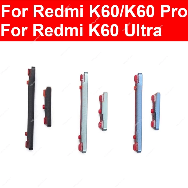 

Кнопка питания и громкости для Xiaomi Redmi K60 K60E Pro Ultra, сменные детали