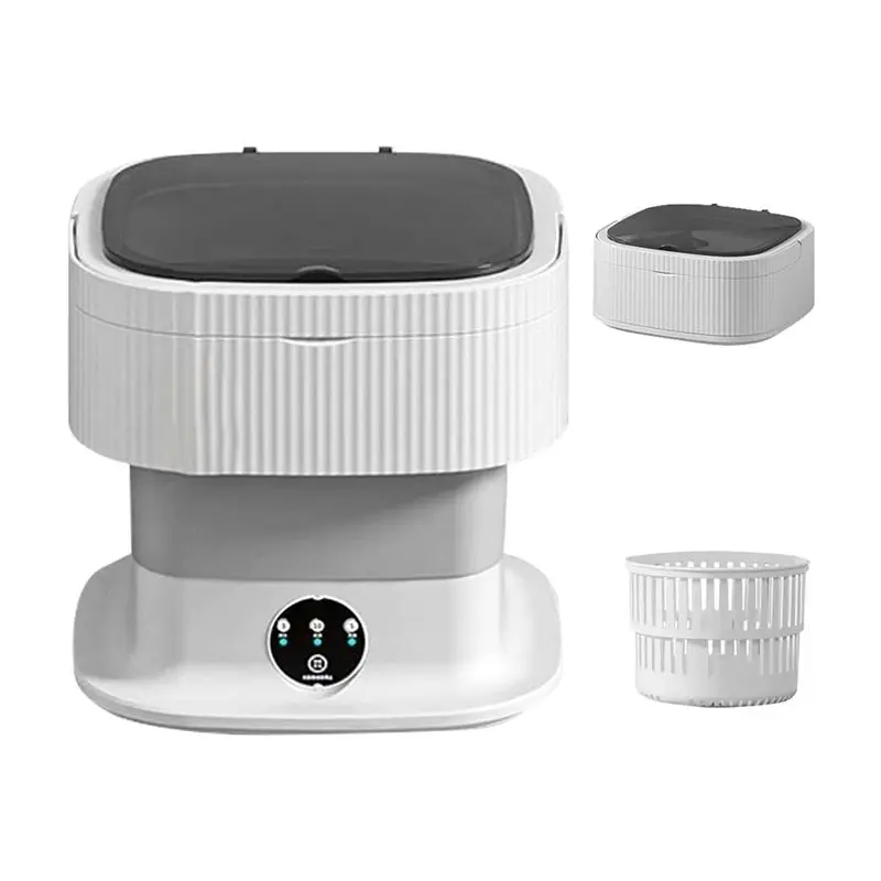 

Портативная дорожная стиральная машина A24F, мини-стиральная машина на 10 л, складная стиральная машина для нижнего белья с функцией отжима