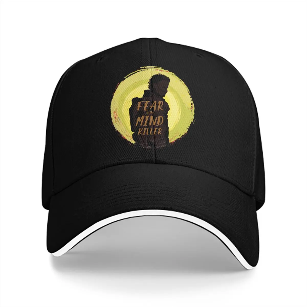 Pure Color Dad Hats Fear is the Mind-Killer Women's Hat Sun Visor Baseball Caps Dune Chronicles Sci-Fi Movie Peaked Cap